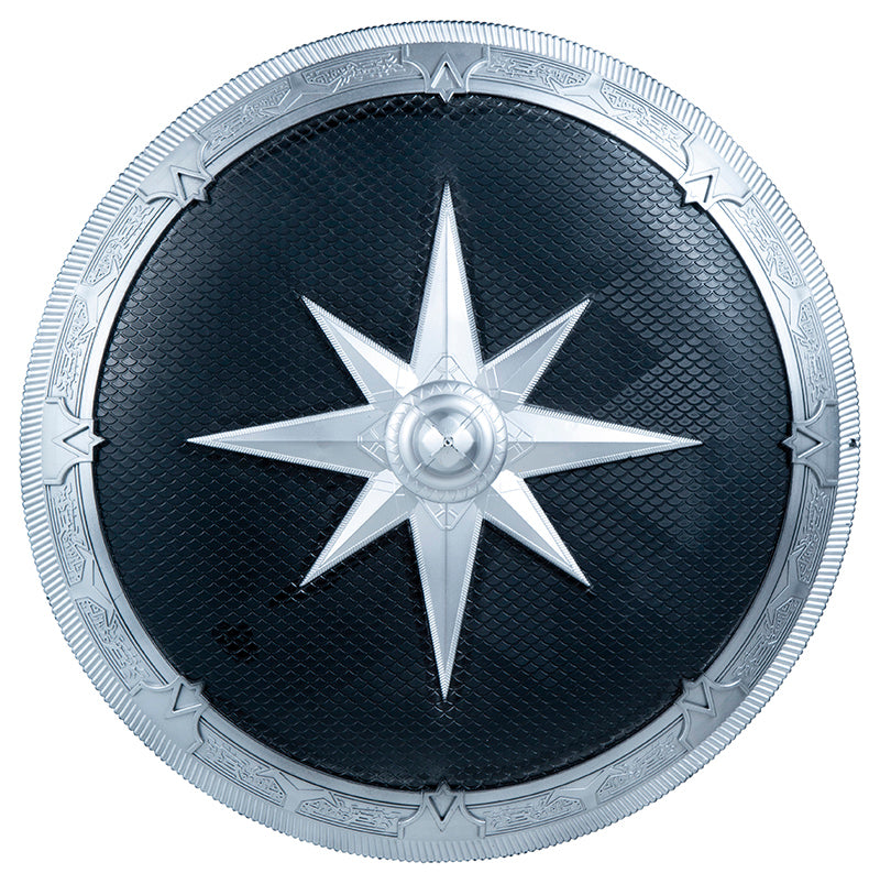 GP16799 – Römer Mittelalter Schild Schwarz Silber – Farbe: Schwarz