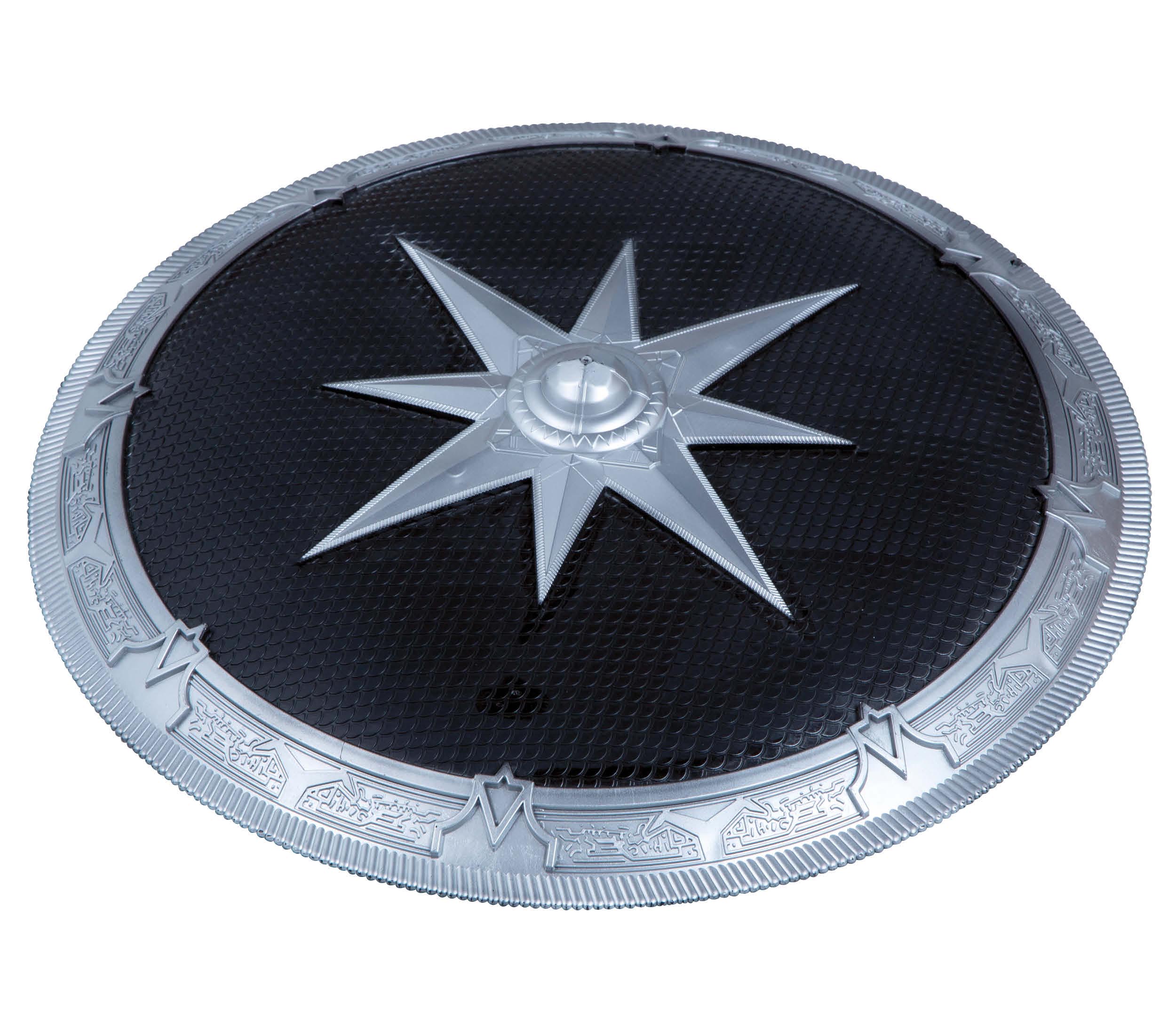 GP16799 – Römer Mittelalter Schild Schwarz Silber – Farbe: Schwarz