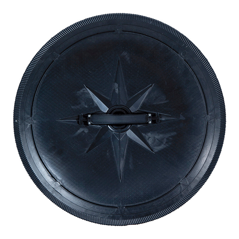 GP16799 – Römer Mittelalter Schild Schwarz Silber – Farbe: Schwarz