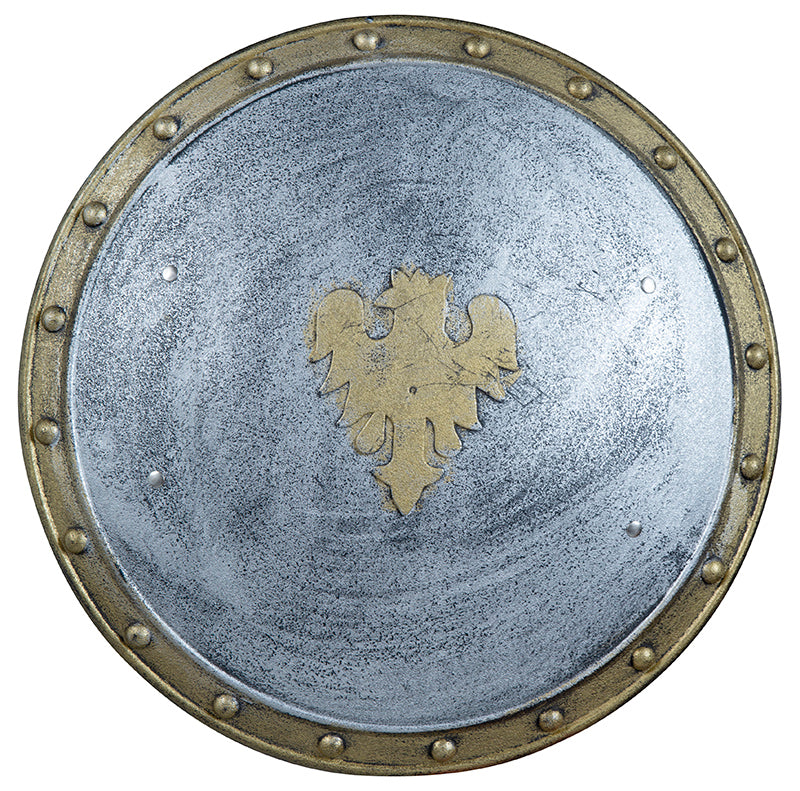 GP16801 – Mittelalterliches Schild Ritter Ausrüstung – Farbe: Silber, Ansicht 2