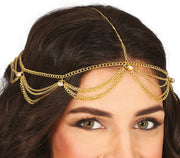 Kopfkette für Damen gold Mittelalter, Bild 1