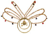 GP16822 – Piratenset Halskette Ohrringe Karneval – Farbe: Gold