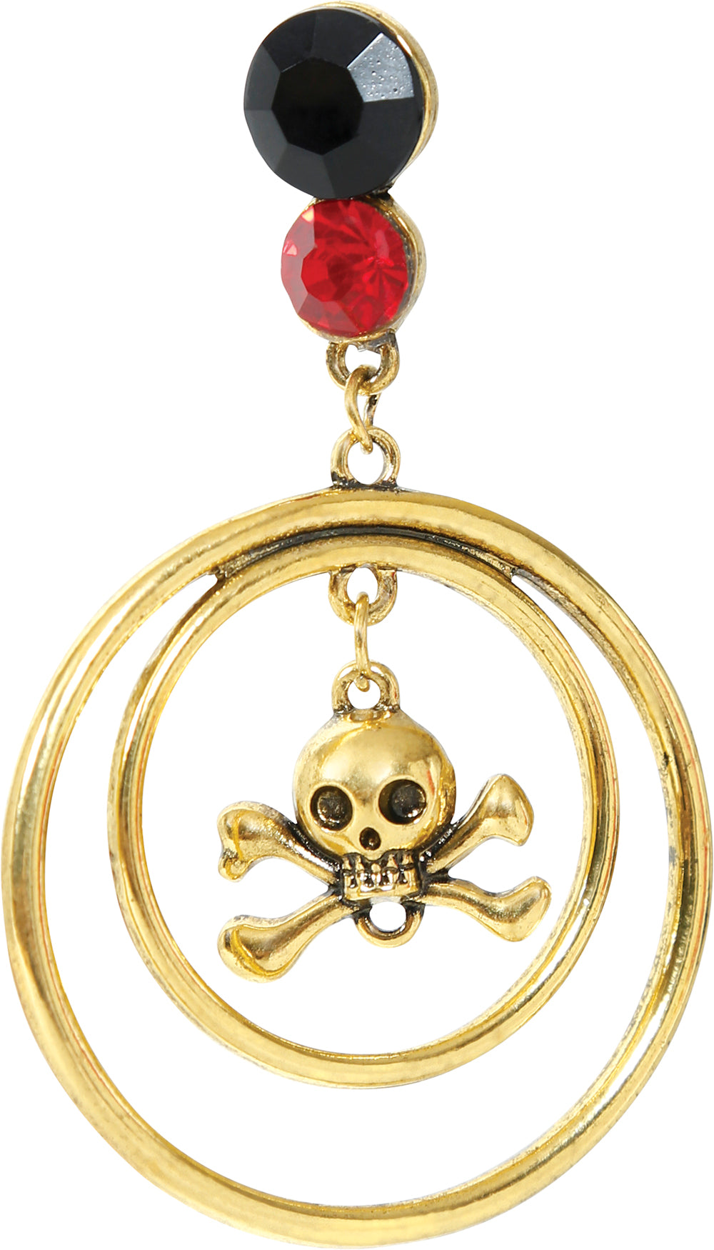 GP16822 – Piratenset Halskette Ohrringe Karneval – Farbe: Gold
