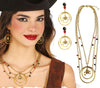 GP16822 – Piratenset Halskette Ohrringe Karneval – Farbe: Gold