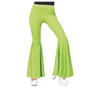 GP16855 – 70s Flair Grüne Retro Boho Schlaghose – Größe: 38 - 40 (M) – Farbe: Grün