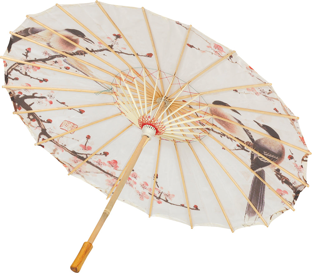 GP16890 – Asiatische Eleganz Sonnenschirm Kirschblüten – Farbe: Beige