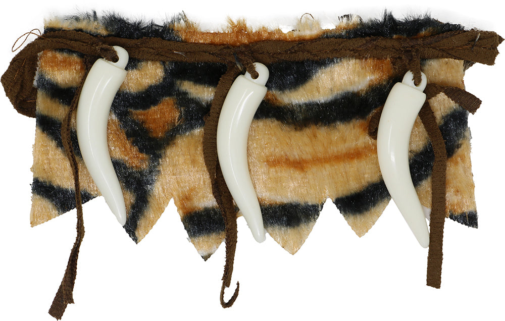 GP16901 – Troglodyten Halsband Karneval Schmuck – Farbe: Beige