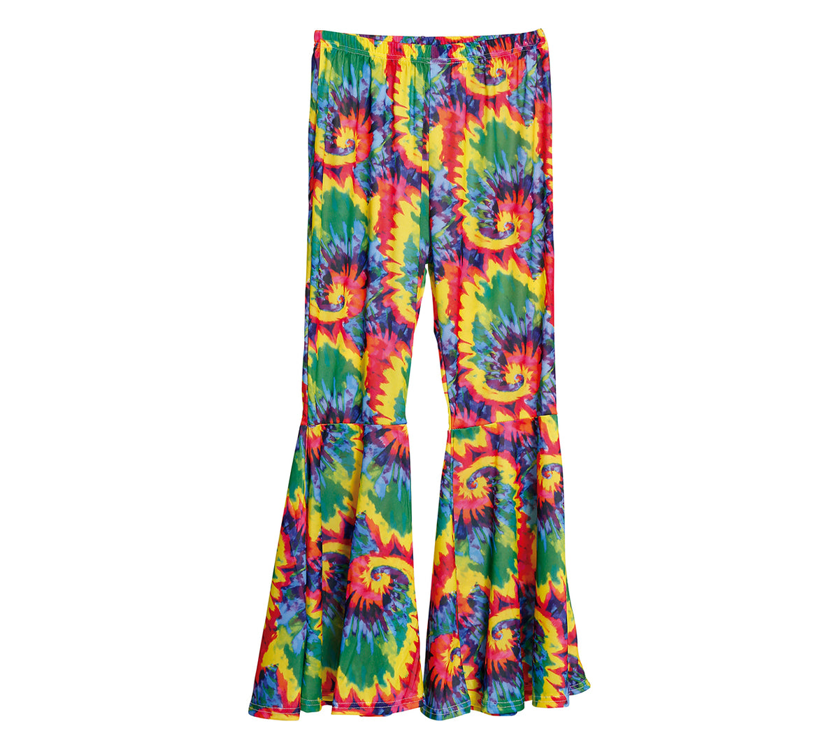 GP16826 – Hippie Bunte Schlaghose Retro Karneval – Größe: 42 - 44 (L) – Farbe: Mehrfarbig