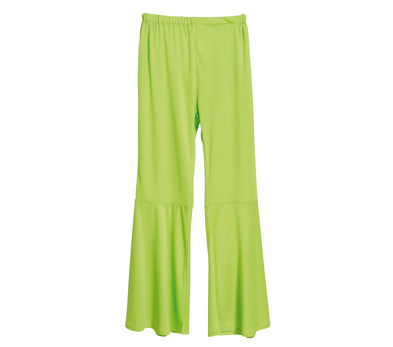 GP16855 – 70s Flair Grüne Retro Boho Schlaghose – Größe: 42 - 44 (L) – Farbe: Grün