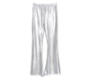 GP16914 – 70er Disco Schlaghose Silber Retro – Größe: 38 - 40 (M) – Farbe: Silber