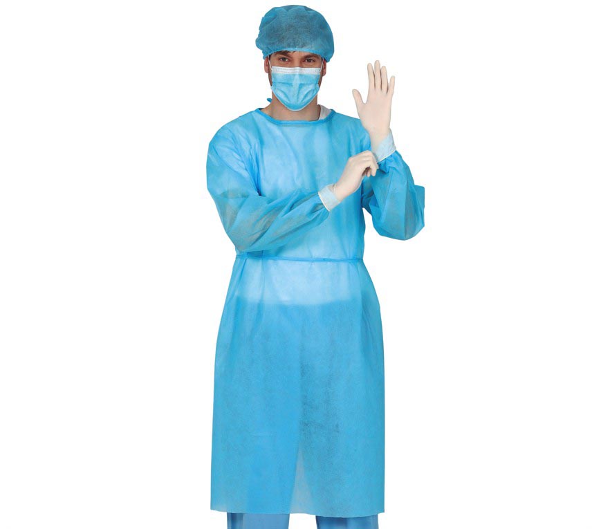 GP16924 – Arzt Ausstattung Karneval Set Blau Kostüm – Größe: 52 - 54 (L) – Farbe: Blau