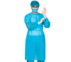 GP16924 – Arzt Ausstattung Karneval Set Blau Kostüm – Größe: 52 - 54 (L) – Farbe: Blau