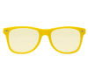 GP16934 – 80s 90s Retro Brille Weiß Klassiker – Farbe: Gelb