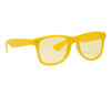 GP16934 – 80s 90s Retro Brille Weiß Klassiker – Farbe: Gelb