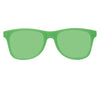 GP16934 – 80s 90s Retro Brille Weiß Klassiker – Farbe: Grün