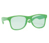 GP16934 – 80s 90s Retro Brille Weiß Klassiker – Farbe: Grün