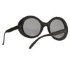 GP16937 – 60s Retro Brillen Schwarz Rund – Farbe: Schwarz