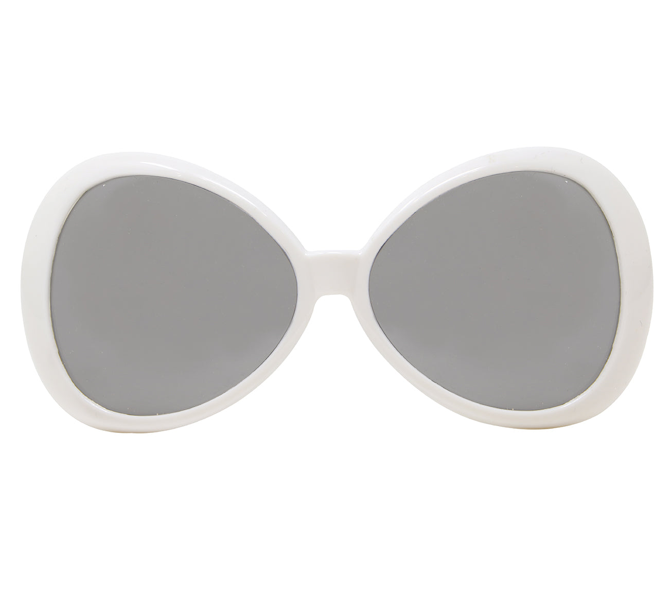 GP16938 – 70S Retro Brille Karneval – Farbe: Weiß