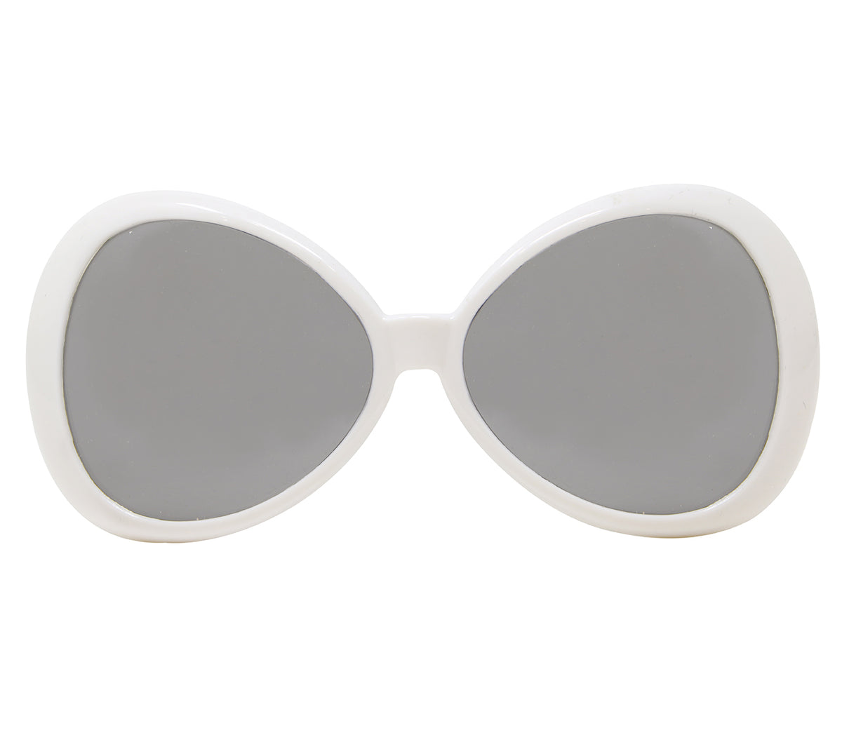 GP16938 – 70S Retro Brille Karneval – Farbe: Weiß