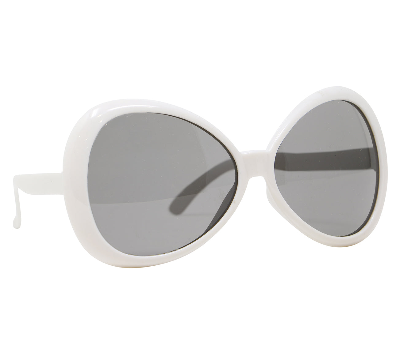 GP16938 – 70S Retro Brille Karneval – Farbe: Weiß