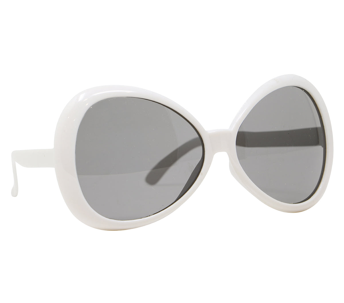 GP16938 – 70S Retro Brille Karneval – Farbe: Weiß