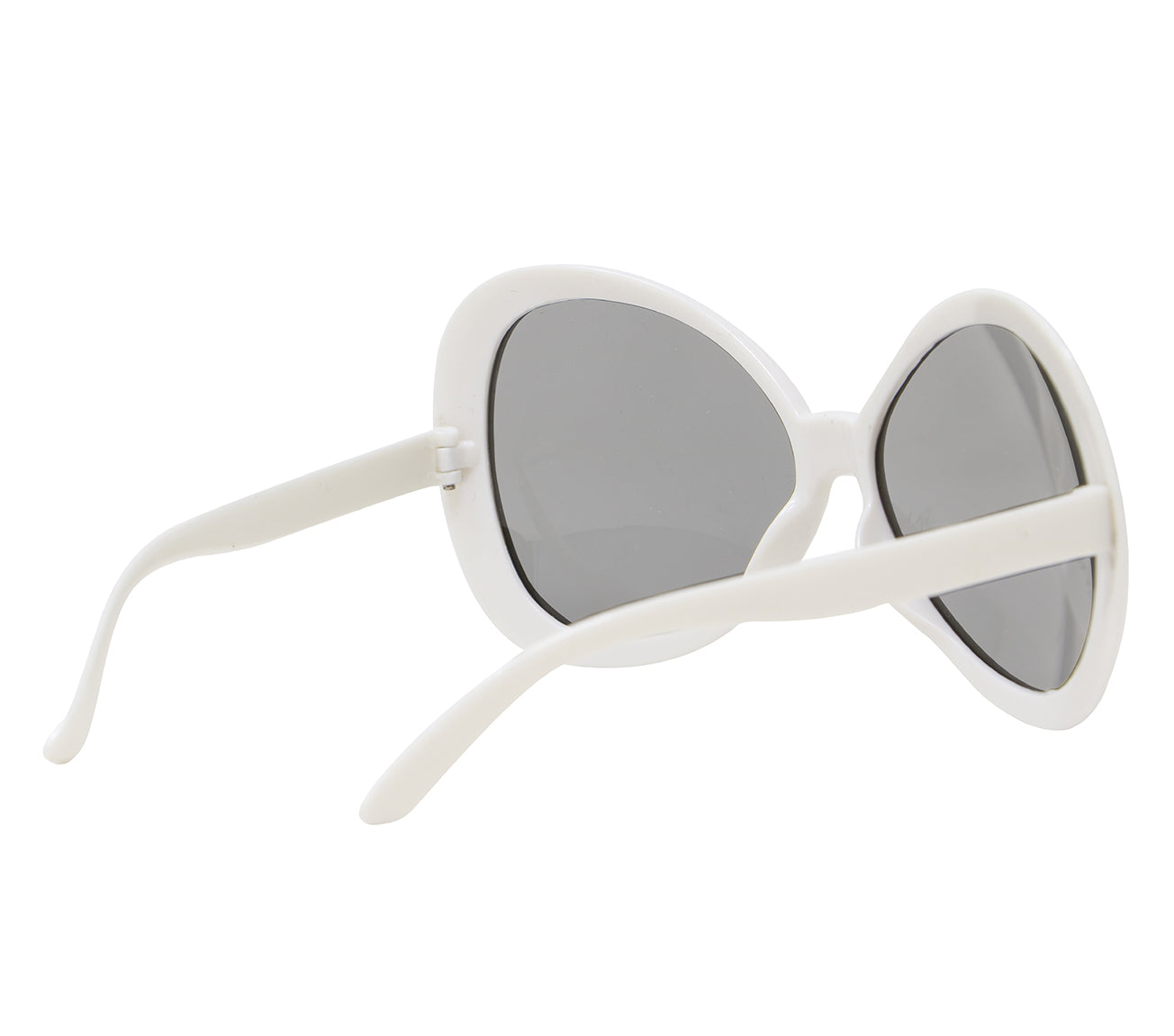 GP16938 – 70S Retro Brille Karneval – Farbe: Weiß