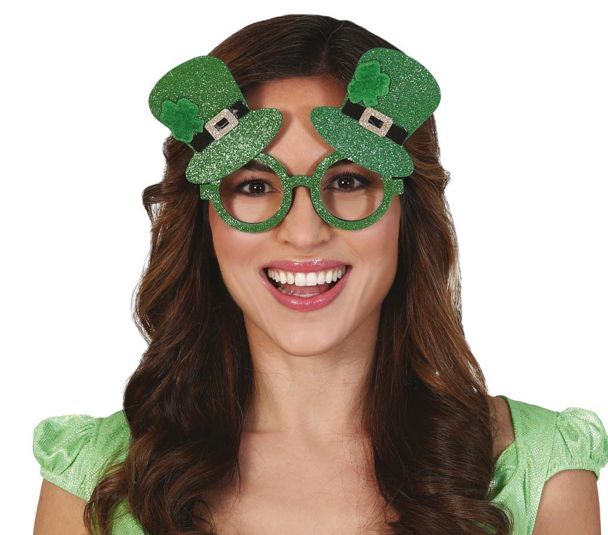 GP16941 – St Patricks Party Brille Hüte – Farbe: Grün