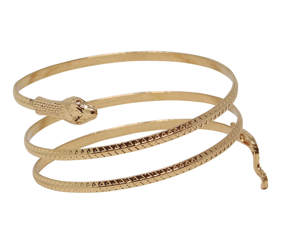 GP16944 – Aegypten Schlangenarmband Fasching Cleopatra – Farbe: Gold, Ansicht 2