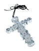 GP16945 – Religion Priester Kreuz Kette Kostüm – Farbe: Silber