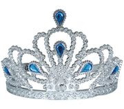 Prinzessin Diadem Blau Silber Mittelalter, Bild 2