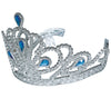 GP17006 – Prinzessin Diadem Blau Silber Mittelalter – Farbe: Silber