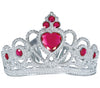 GP17007 – Prinzessin Tiara Diadem Karneval Herzjuwelen – Farbe: Silber