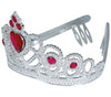 GP17007 – Prinzessin Tiara Diadem Karneval Herzjuwelen – Farbe: Silber