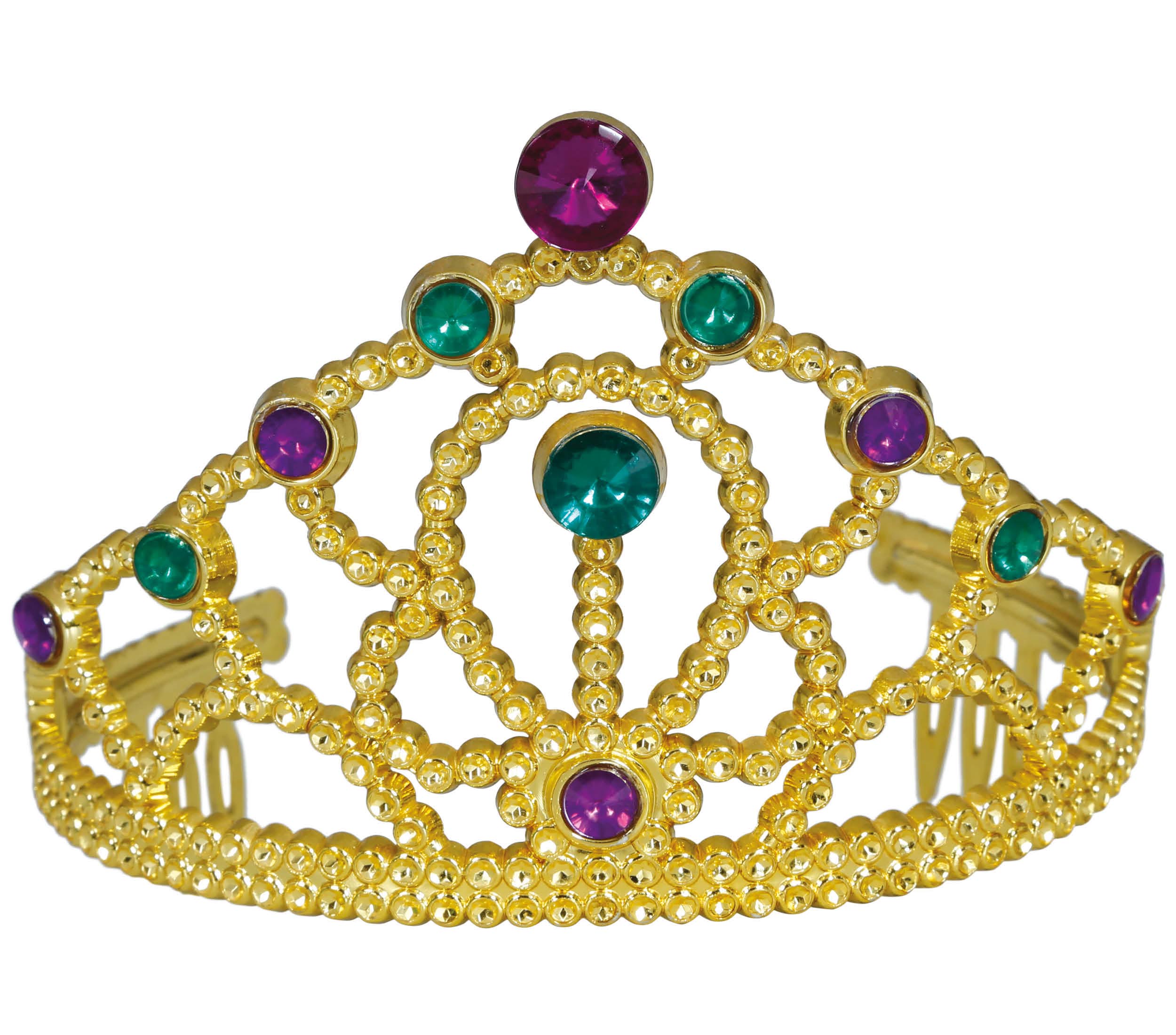 GP17008 – Prinzessin Diadem Karneval Krone – Farbe: Gold