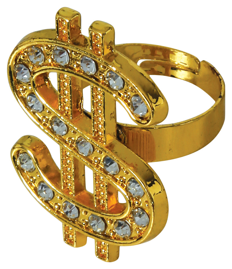 GP17030 – Sheik Wüstenprinz Dollar Ring Funkelnd – Farbe: Gold