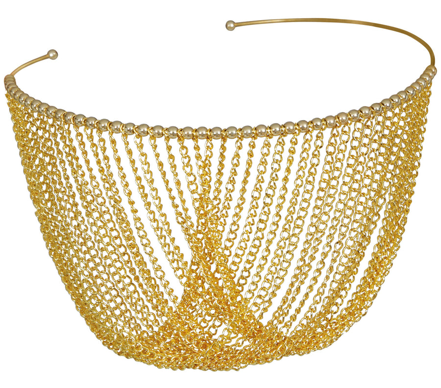GP17036 – Prinzessinnen Glamour Kette 20s Style – Farbe: Gold, Ansicht 2