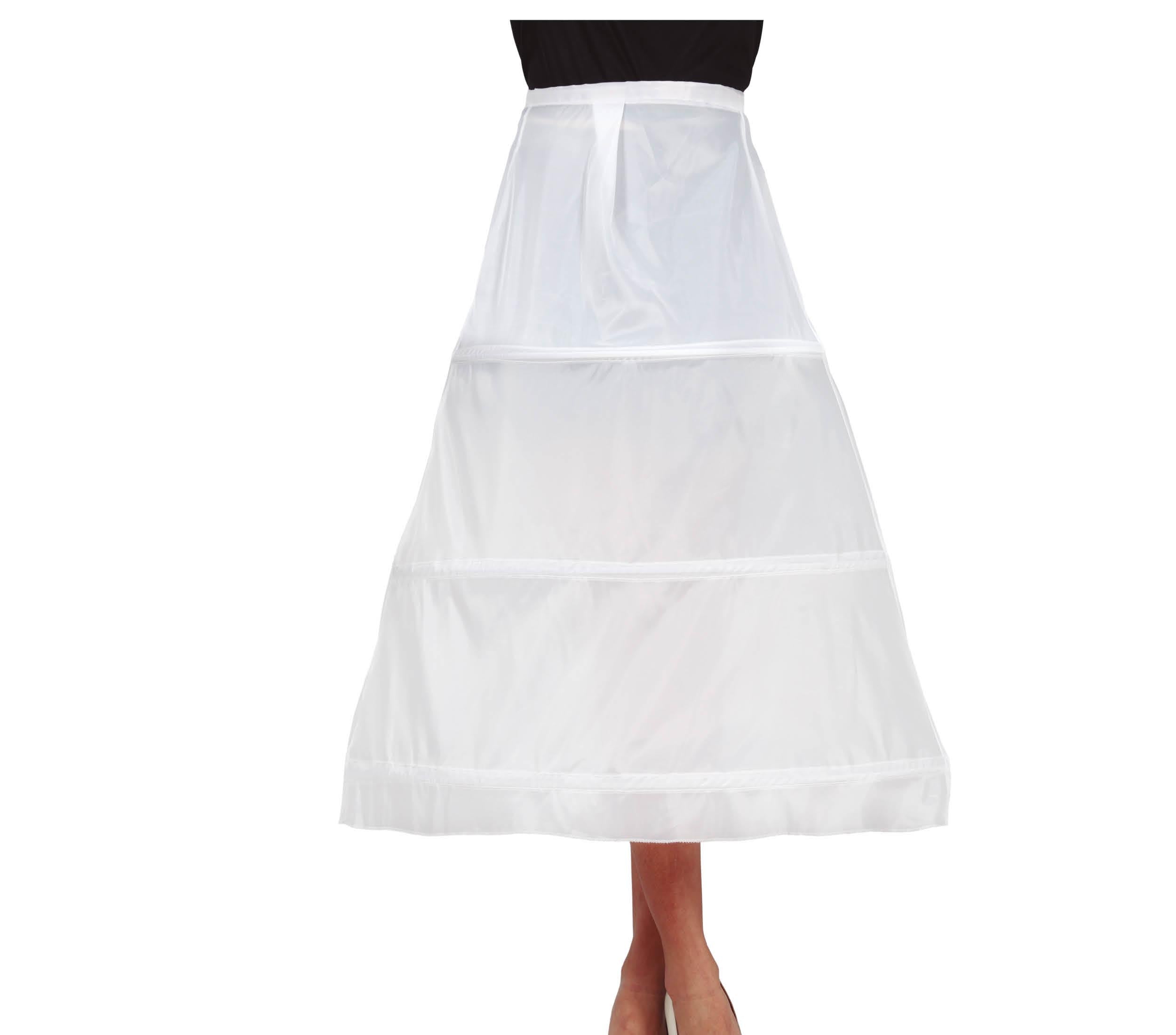 GP17037 – Mittelalter Prinzessin Petticoat Kostüm – Farbe: Weiß