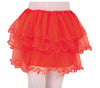 GP17052 – Karneval Tutu Magischer Kinderrock Gelb Blau – Farbe: Rot