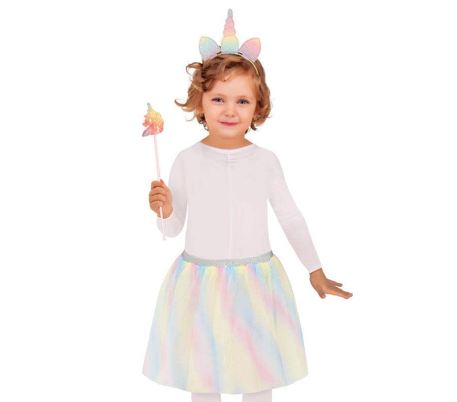 Einhorn Regenbogen Prinzessinnen Set
