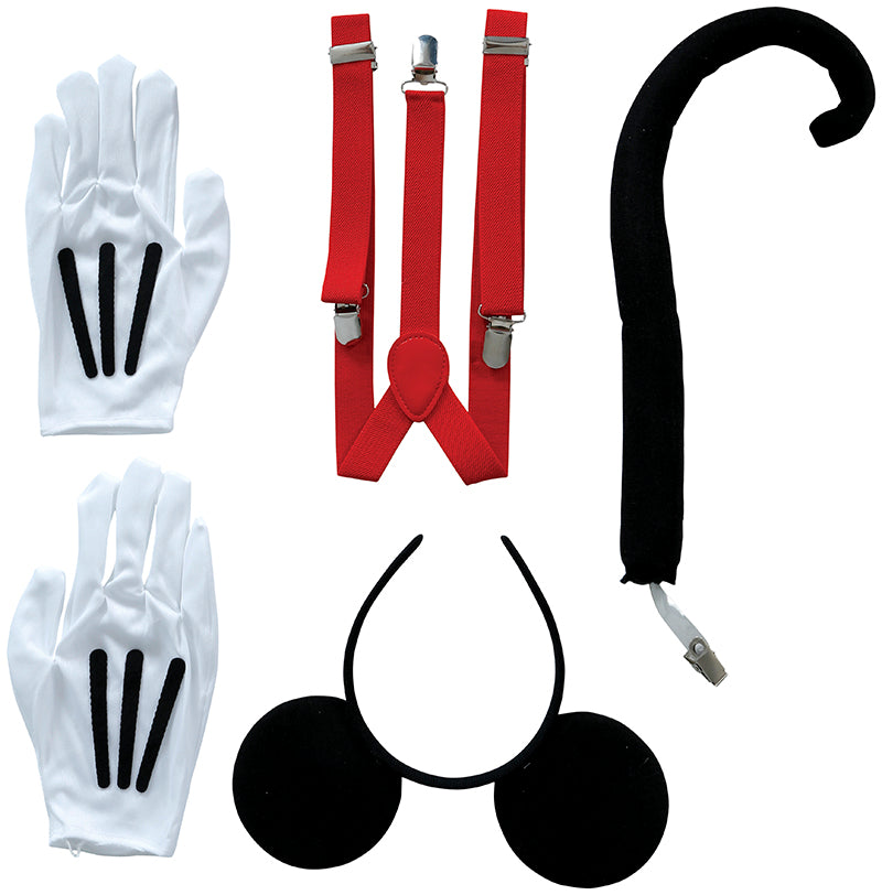 GP17072 – Maus Kostüm Set Haarreif – Farbe: Schwarz