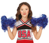 GP17102 – Sportliche Cheerleader Pom Poms Blau – Farbe: Blau