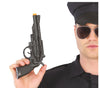 GP17112 – Polizei Revolver Schwarz Karneval Kostüm – Farbe: Schwarz