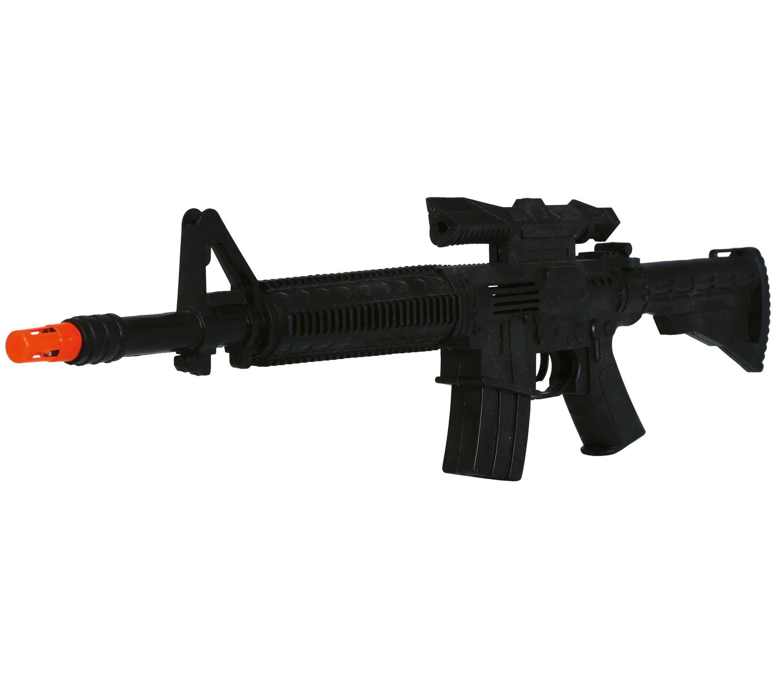 GP17115 – Polizei Militär Spielzeugwaffe Karneval – Farbe: Schwarz