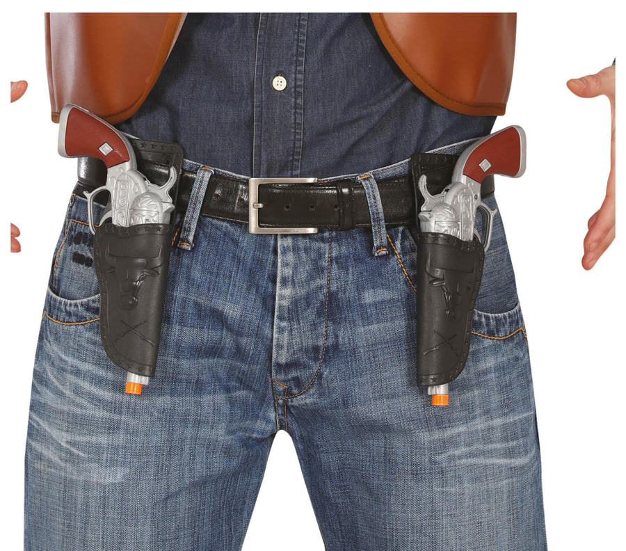 Cowboy Holster Set für Erwachsene 24 cm