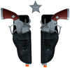 GP17117 – Cowboy Sheriff Karneval Set Pistolen – Farbe: Schwarz