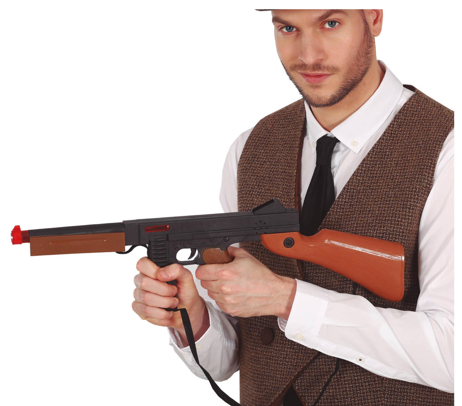 Gangster Maschinenpistole für Erwachsene 56 cm