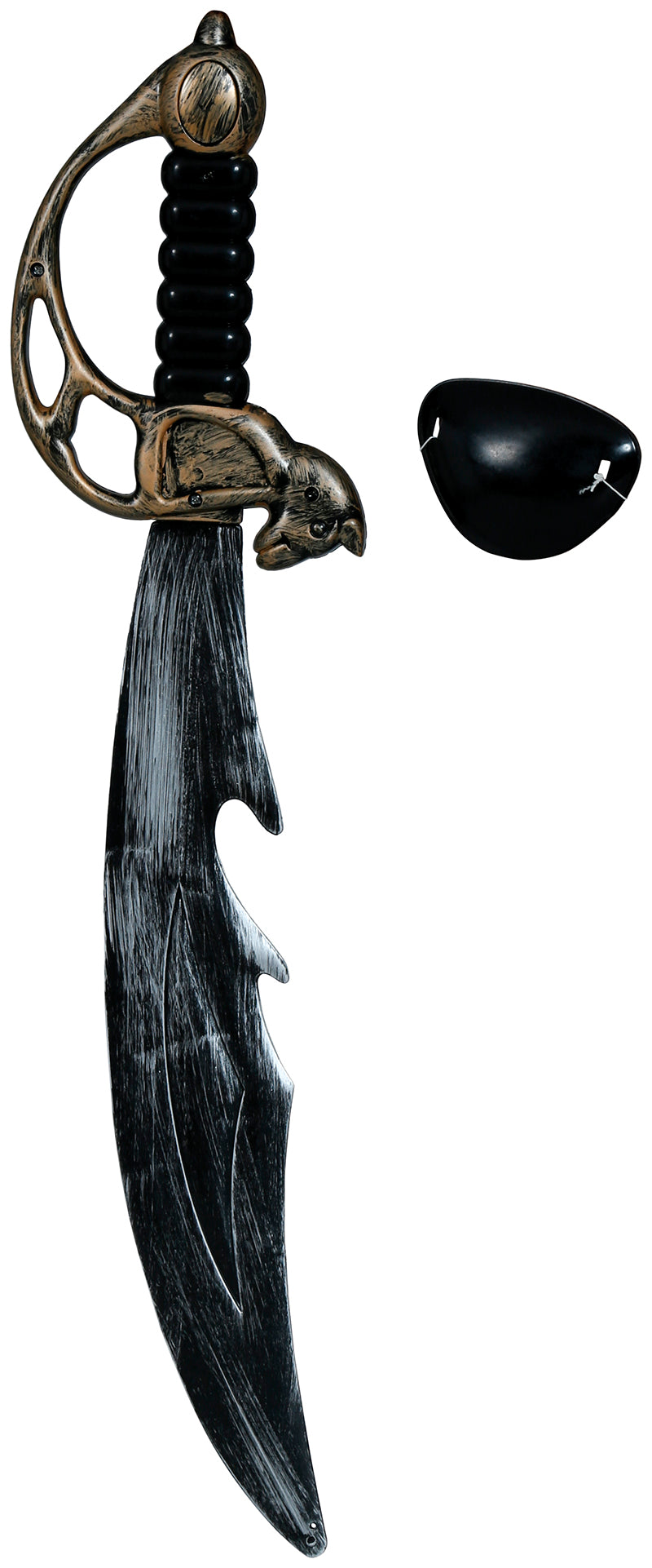 GP17134 – Piraten Abenteurer Schwert Karneval Accessoire – Farbe: Silber, Ansicht 2
