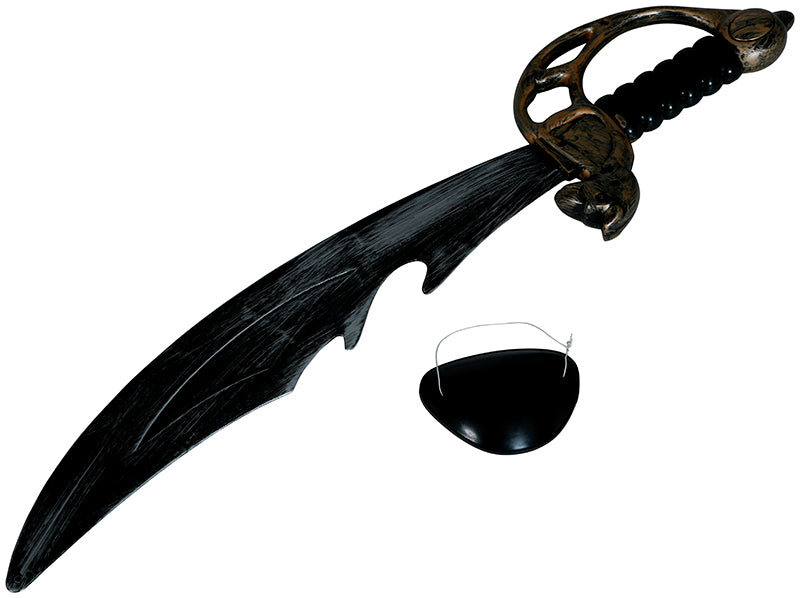 GP17134 – Piraten Abenteurer Schwert Karneval Accessoire – Farbe: Silber