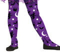 Hexen Strumpfhose für Mädchen lila Halloween