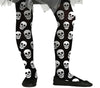 GP17149 – Skelett Totenkopf Strumpfhose Halloween – Größe: 7 - 12 Jahre